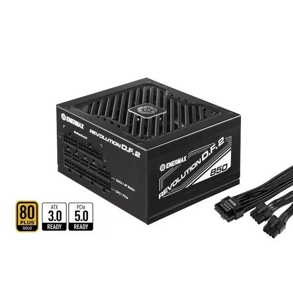 Revolution D.F. 2 - Power Supply - 850 Watt, Enermax, Mfr#: ERS850EWT